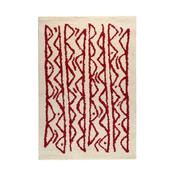 Kremowo-czerwony dywan Bonami Selection Morra, 120x180 cm