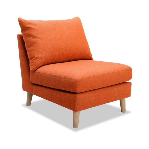 Pomarańczowy fotel VIVONITA Liam