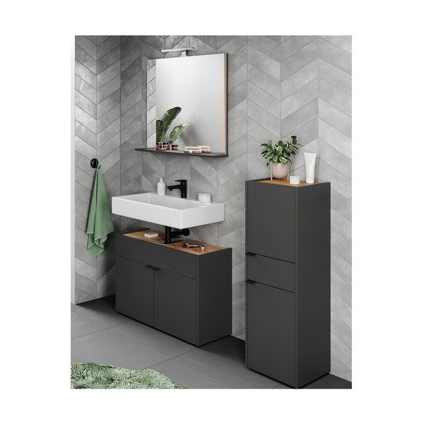 Antracytowy zestaw łazienkowy Forano – Germania-image-2