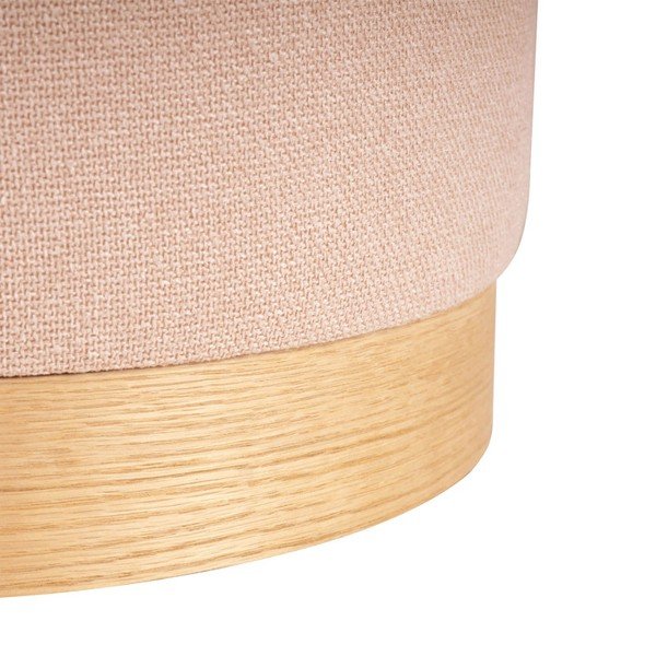 Różowy puf sømcasa Angus-image-2