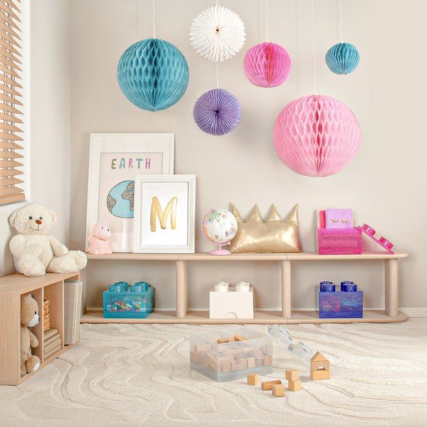 Jasnoniebieski plastikowy pojemnik dziecięcy 25x25x18 cm – LEGO®-image-1