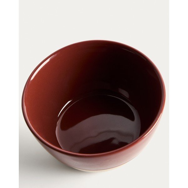 Bordowa ceramiczna miska Doren – Kave Home-image-4