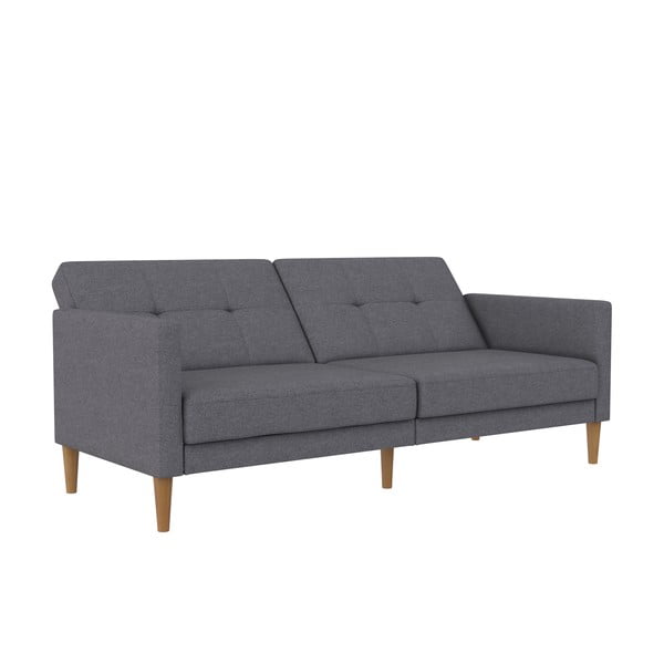 Szara rozkładana sofa 82 cm Lilly – Støraa-image-4