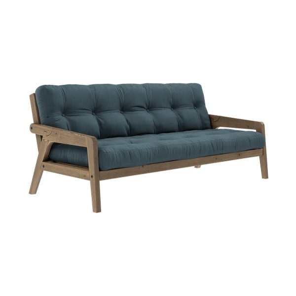 Turkusowa rozkładana sofa 204 cm Grab – Karup Design-image-3