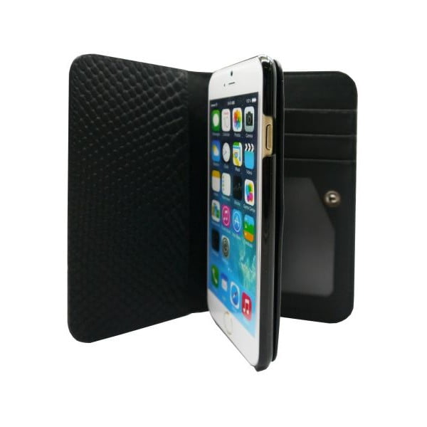 Etui na iPhone6 Wallet Maxi Croc Black-image-3