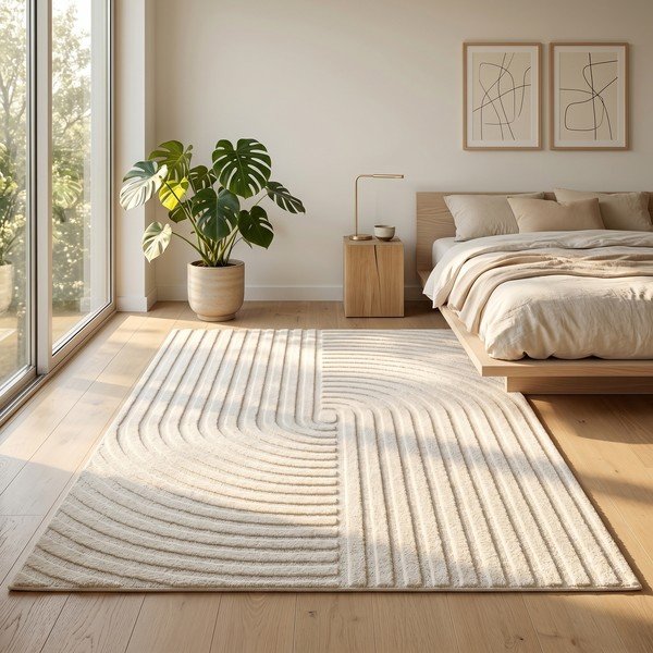 Kremowy dywan 120x170 cm Serenity – ESTE-image-2