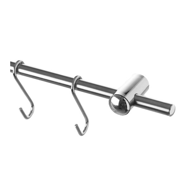 Drążek ze stali nierdzewnej z 8 haczykami Casa Selección, dł. 54,5 cm-image-2