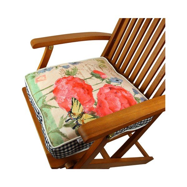 Poduszka na krzesło z wypełnieniem Chester, 42x42 cm-image-1