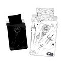 Bawełniana fluorescencyjna jednoosobowa pościel dziecięca 140x200 cm Star Wars – Jerry Fabrics