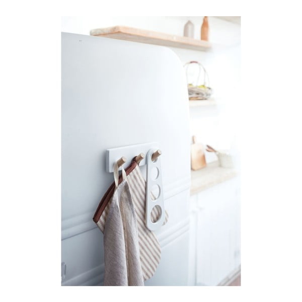Biały wieszak kuchenny z 3 haczykami YAMAZAKI Trio-image-1