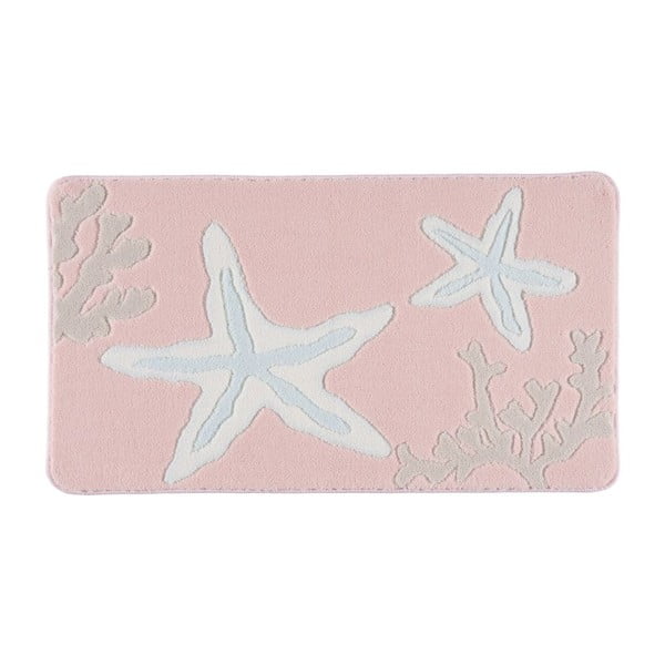 Dywanik łazienkowy Little Star Pink, 80x140 cm