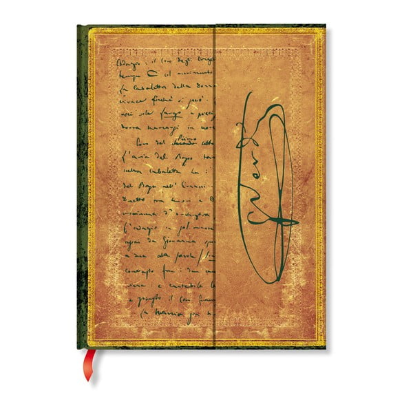 Notes w linie w twardej oprawie Paperblanks Verdi, 18x23 cm