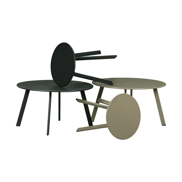 Zielony żelazny stolik ogrodowy WOOOD Fer, ø 40 cm-image-3