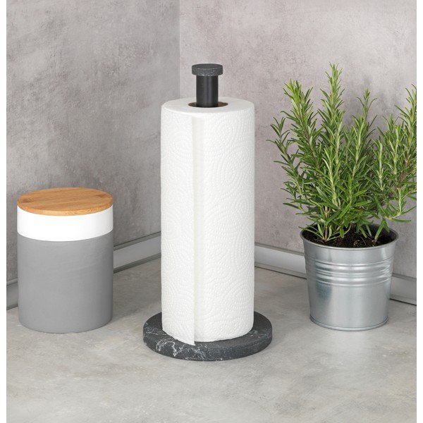 Czarny stojak na ręczniki papierowe Wenko-image-1