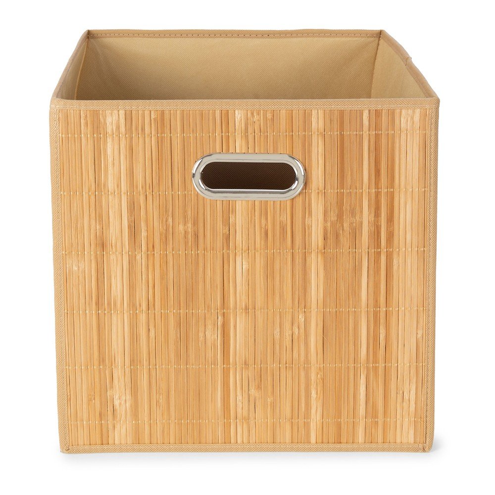 Bambusowy koszyk do regału 31x31x31 cm Anji – Compactor (zdjęcie 3)