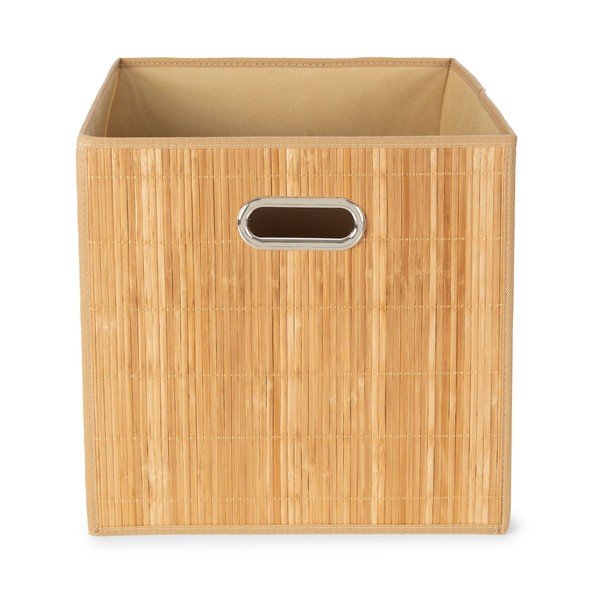 Bambusowy koszyk do regału 31x31x31 cm Anji – Compactor-image-2