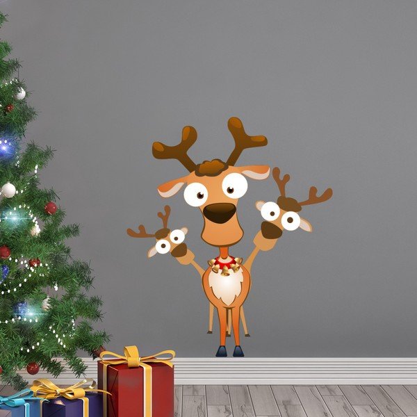 Naklejka świąteczna Ambiance Christmas Reindeer-image-1