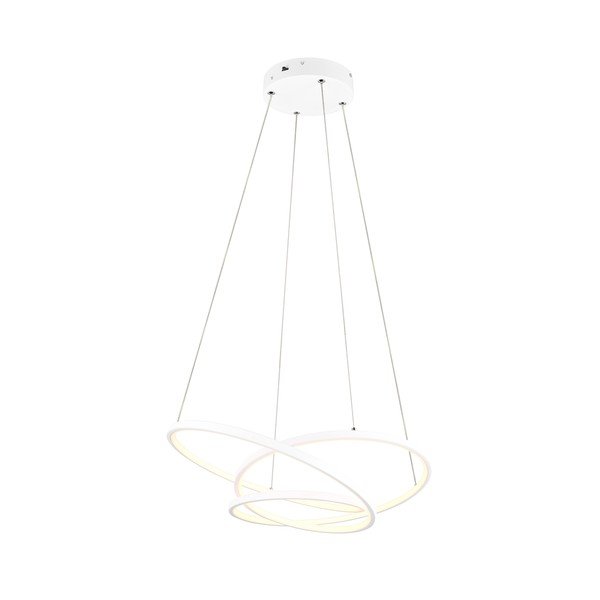 Biała lampa wisząca LED ze ściemniaczem Darvin – Trio-image-2