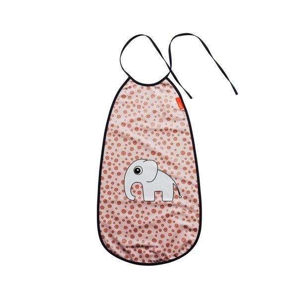 Różowy śliniak Done by Deer Happy Dots