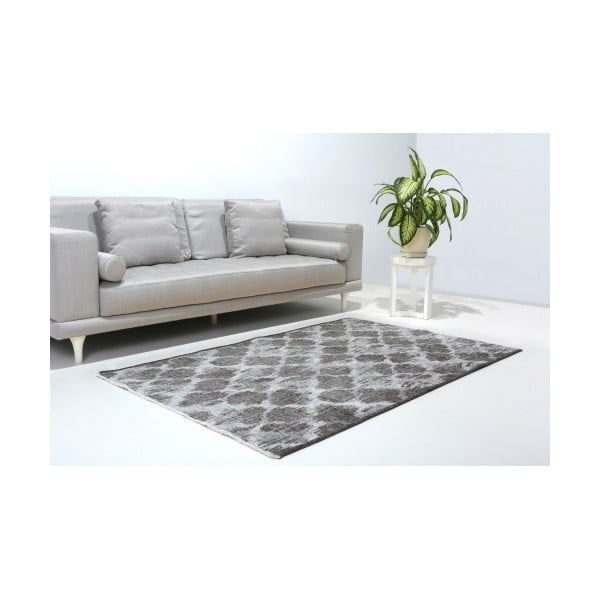 Szary wzorzysty dywan dwustronny Homemania Halimod, 150x230 cm