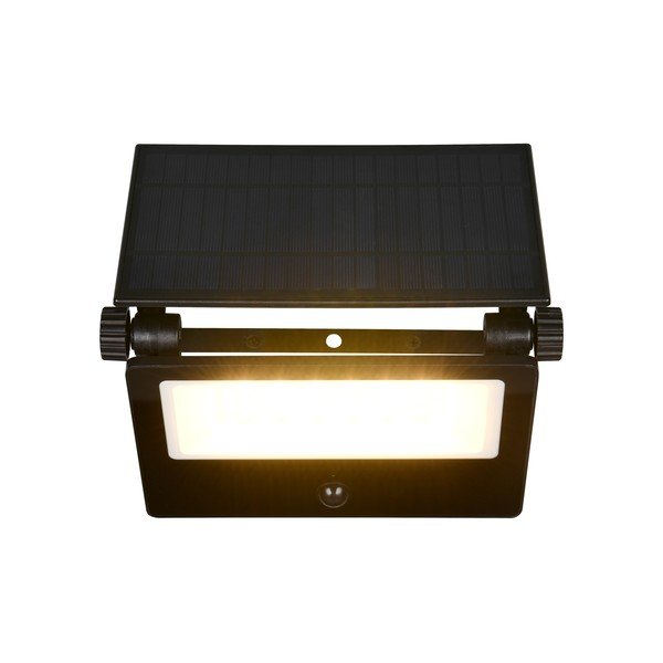 Lampa zewnętrzna ścienna LED z czujnikiem ruchu solarna (wysokość 17,5 cm) Moura – Reality-image-2