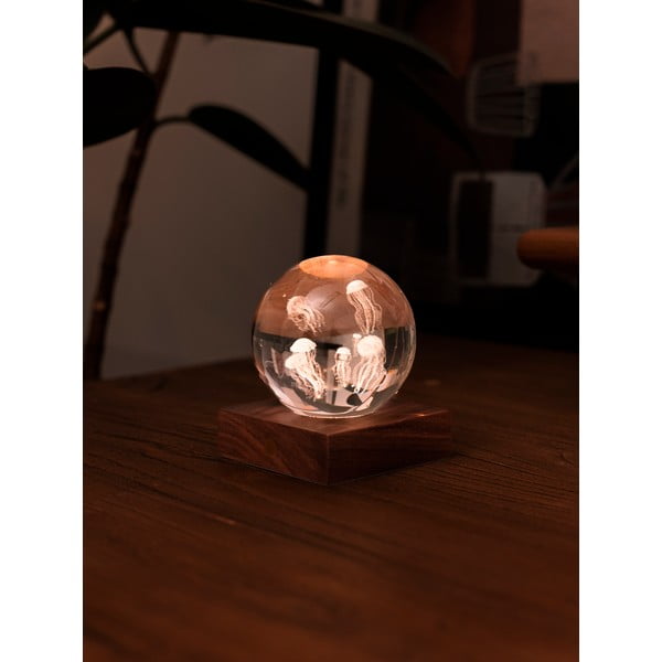 Ciemnobrązowa dekoracja świetlna na USB Amber – Gingko-image-3