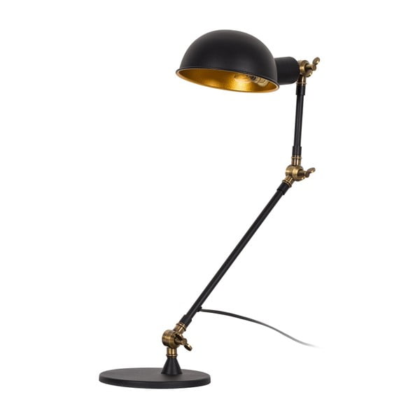 Czarna lampa stołowa Clyde-image-2