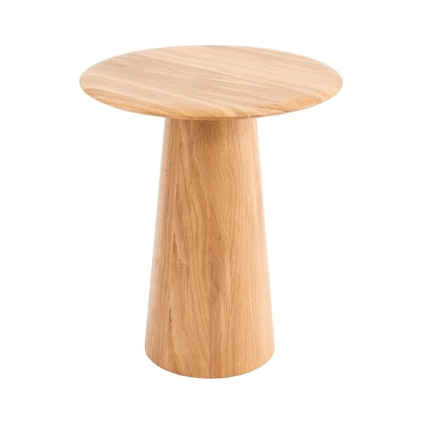 Okrągły stolik z litego drewna dębowego ø 40 cm Mushroom – Gazzda