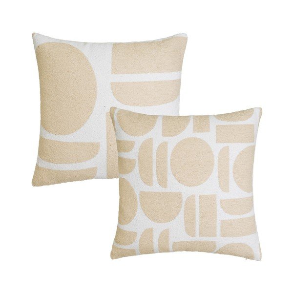 Poduszki dekoracyjne z materiału bouclé zestaw 2 szt. 45x45 cm Mid Century – Casa Selección