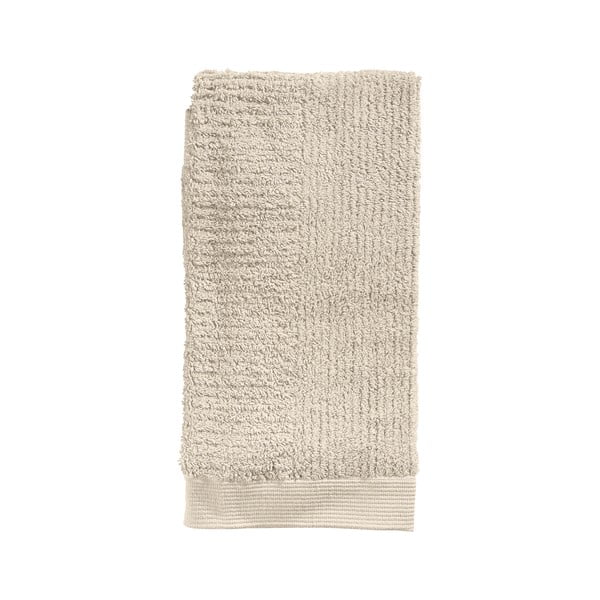Beżowy bawełniany ręcznik frotte 50x100 cm Classic – Zone-image-1