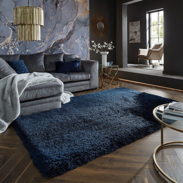 Ciemnoniebieski dywan 200x290 cm – Flair Rugs-image-1