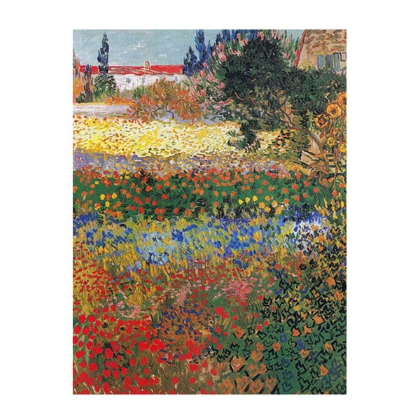 Reprodukcja obrazu Vincenta van Gogha Flower Garden – Fedkolor, 45x60 cm