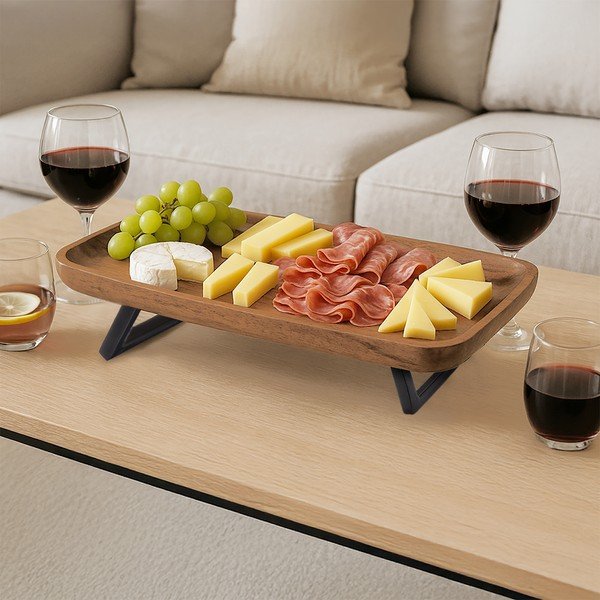 Drewniana taca 16x46 cm Mango – Orion-image-1