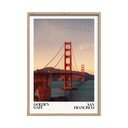 Obraz drukowany z ramą w zestawie 50x70 cm Golden Gate – Styler