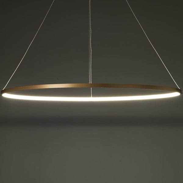 Lampa wisząca w kolorze złota Tomasucci Oval Ring, wys. 92 cm-image-1