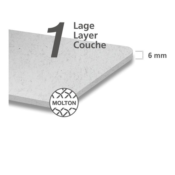 Wymienna podkładka pod pokrowiec na deskę do prasowania Wenko Molleton, 130x40 cm-image-1