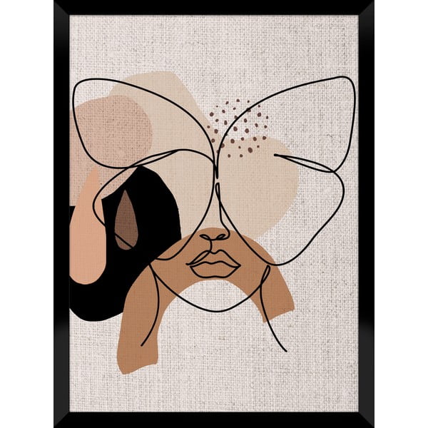 Plakat w ramie Styler Framepic Butterfly Girl, 40x30 cm