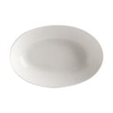 Biały porcelanowy głęboki talerz Maxwell & Williams Basic, 25x17 cm