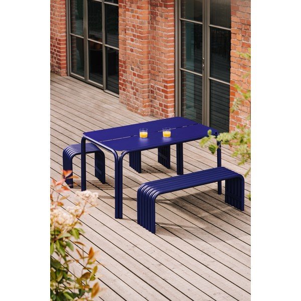 Metalowy stół ogrodowy 84x135 cm Nokk – noo.ma-image-2