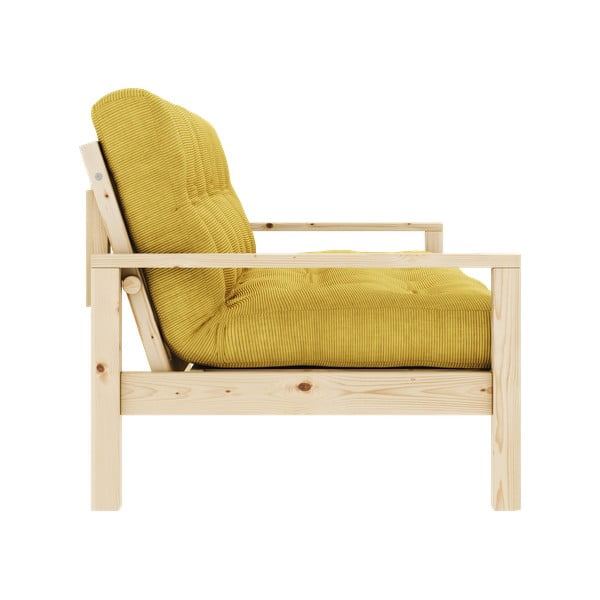 Żółta rozkładana sofa 205 cm Knob – Karup Design-image-4