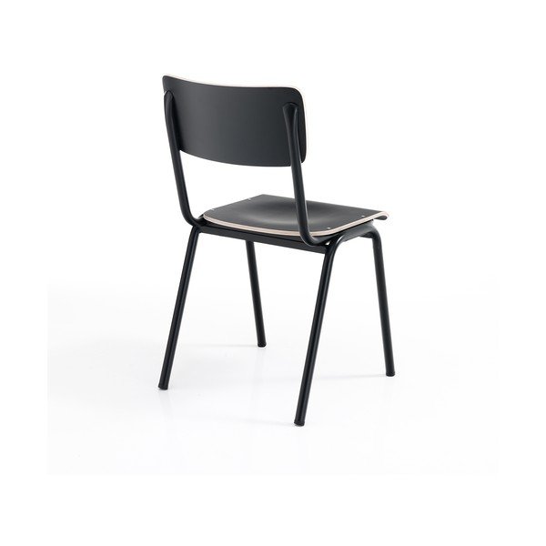 Czarne krzesła zestaw 2 szt. Old School – Tomasucci-image-3