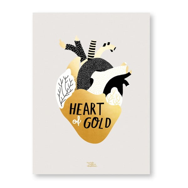 Plakat Michelle Carlslund Heart of Gold, 30x40 cm