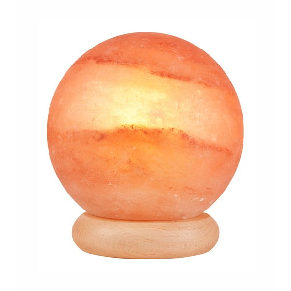 Pomarańczowa lampa solna, wys. 16 cm Sally – LAMKUR