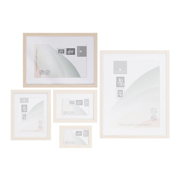 Ramka ścienna w naturalnym kolorze 32x42 cm Sencillo – Casa Selección-image-2