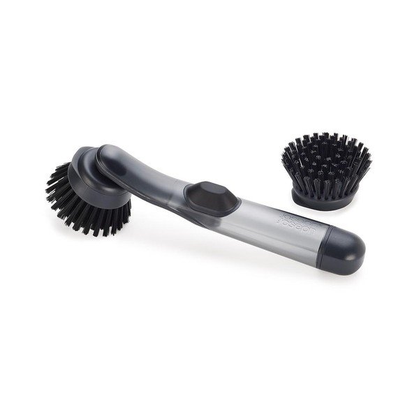 Szczotka do naczyń z pojemnikiem na płyn SinkTech – Joseph Joseph