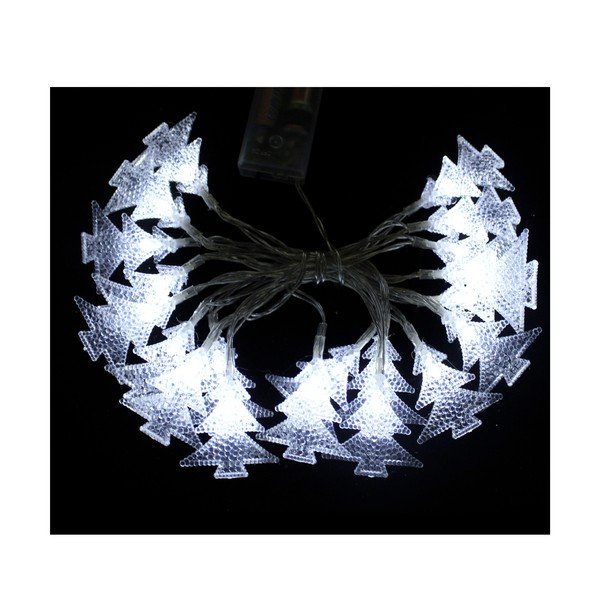 Biała girlanda świetlna LED Unimasa Pino, 20 lampek