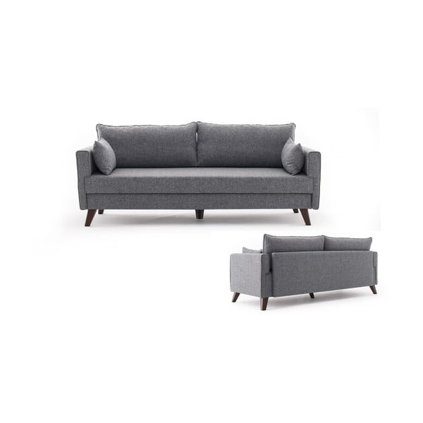 Szara sofa 208 cm Bella – Balcab Home-image-3