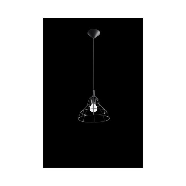 Czarna lampa wisząca Sollux Asama-image-2