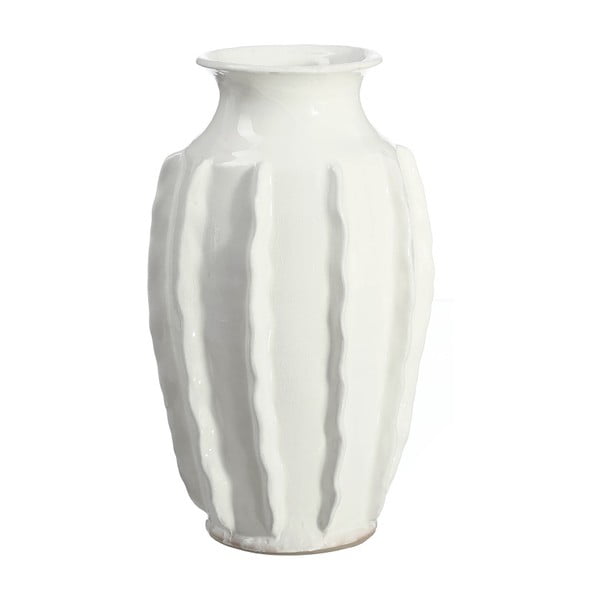 Biały wazon ceramiczny Ixia Pure, wys. 42,5 cm 