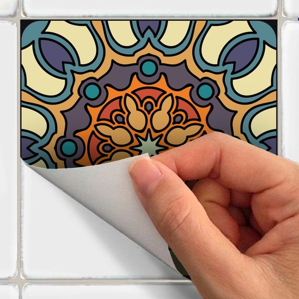 Zestaw 15 naklejek ściennych Ambiance La Plata-image-1